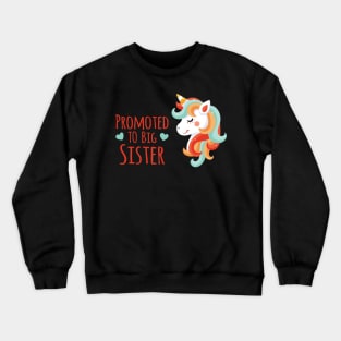 Youth Promoted to Big Sister Crewneck Sweatshirt